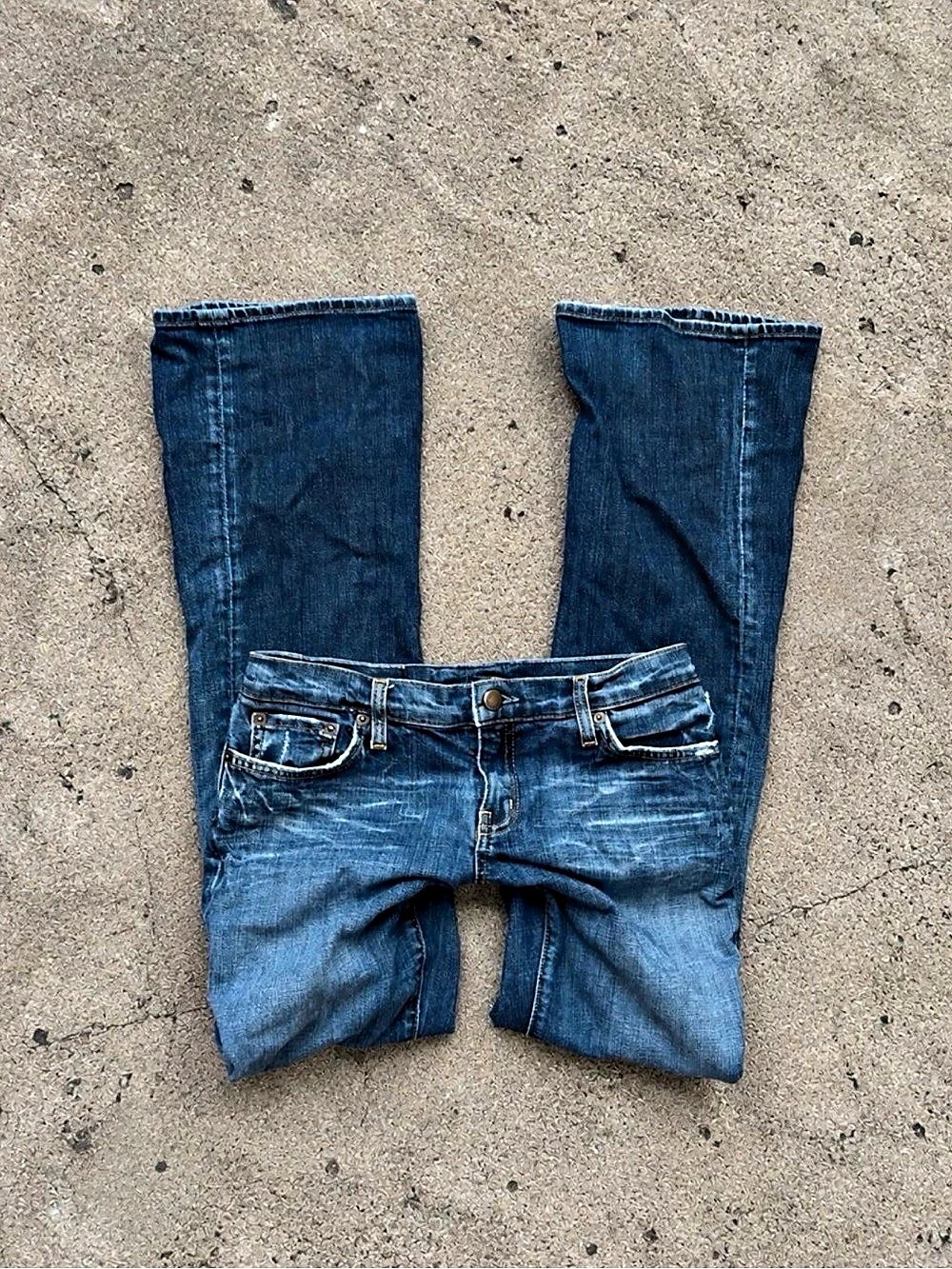 Miss Me Boot Cut Jeans in Blue Size 4
